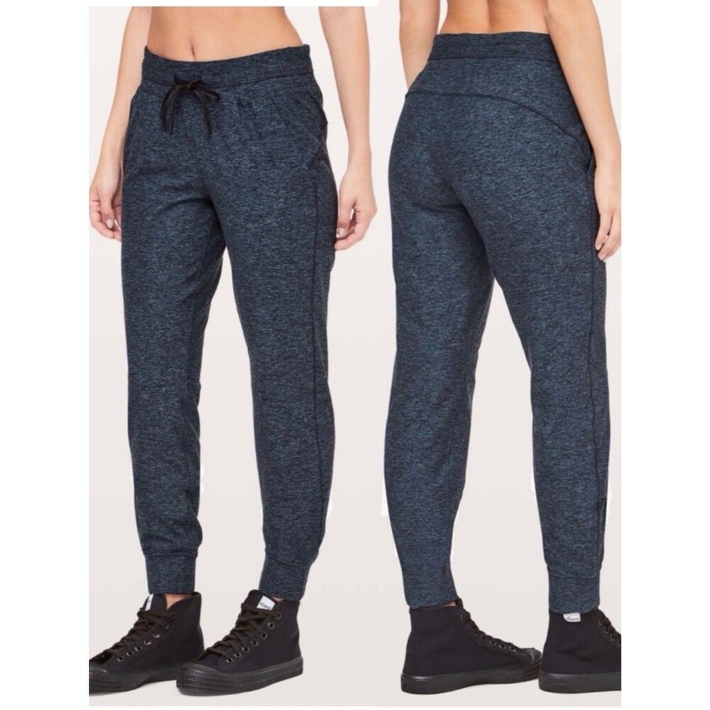 Lululemon Ready To Rulu Pant *Updated 29" Heathered True Navy / Black 6 Joggers